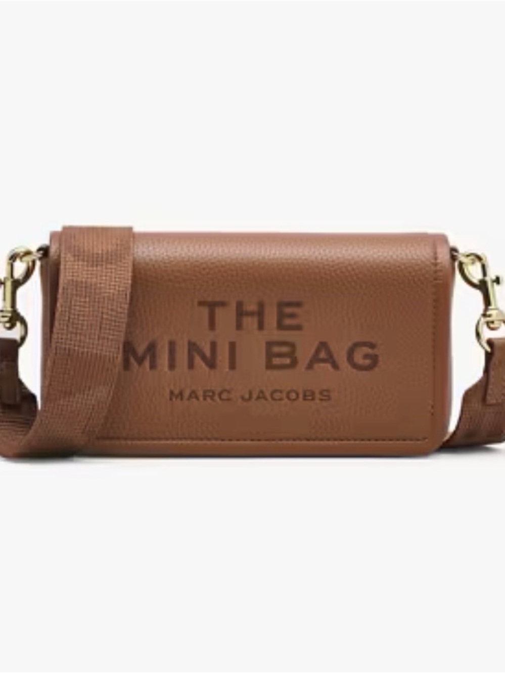 Marc Jacobs Mini Bag in Cognac Brown with Gold Hardware